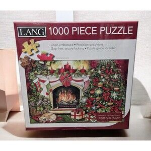 NEW Lang Susan Winget Heart And Home CHRISTMAS WARMTH 1000 Piece Puzzle